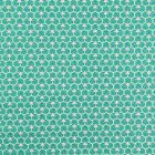 Tissu Coton Imprimé Arty Riad Vert Emeraude - Par 10 cm