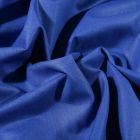 Tissu Coton uni Grande largeur 280cm Santorin Bleu roi - Par 10 cm