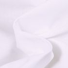Tissu Toile Coton Lin enduit uni Blanc