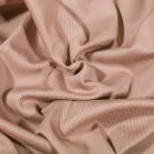 Tissu Coton Sergé uni Cappuccino - Par 10 cm