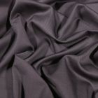 Tissu Coton Sergé uni Gris anthracite - Par 10 cm