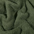 Tissu Eponge légère 320 g/m² Vert kaki - Par 10 cm