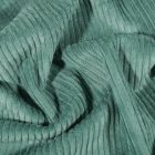 Tissu Velours côtelé uni Vert d'eau - Par 10 cm