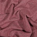 Tissu Sweat léger uni chiné Bordeaux - Par 10 cm