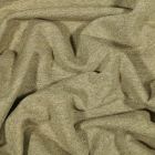 Tissu Sweat léger uni chiné Vert kaki clair - Par 10 cm