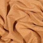 Tissu Sweat léger uni chiné Ocre - Par 10 cm
