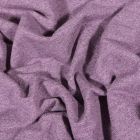 Tissu Sweat léger uni chiné Violet - Par 10 cm