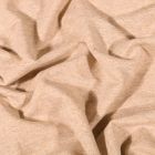 Tissu Sweat léger uni chiné Naturel - Par 10 cm
