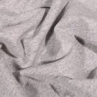 Tissu Sweat léger uni chiné Gris clair - Par 10 cm