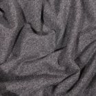 Tissu Sweat léger uni chiné Gris foncé - Par 10 cm