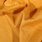 Tissu Popeline de coton Uni Jaune curry - Par 10 cm