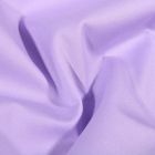 Tissu Popeline de coton Uni Lilas - Par 10 cm