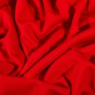 Tissu Crêpe Scuba extensible uni Rouge foncé - Par 10 cm