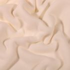 Tissu Polaire Coton uni  Ecru - Par 10 cm