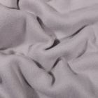 Tissu Polaire Coton uni  Gris acier - Par 10 cm