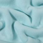 Tissu Polaire Coton uni  Vert menthe - Par 10 cm