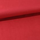 Tissu Suédine Elasthanne aspect Daim uni Rouge - Par 10 cm