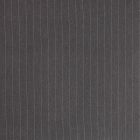 Tissu Gabardine de Viscose Rayures Blanches sur fond Gris foncé - Par 10 cm
