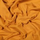 Tissu Jersey Coton Bio uni Ocre - Par 10 cm