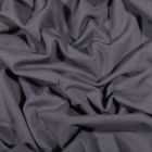 Tissu Jersey Coton Bio uni Gris anthracite - Par 10 cm