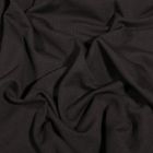 Tissu Jersey Coton Bio uni Noir - Par 10 cm