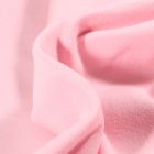 Tissu Jersey coton Bio Uni envers bouclettes Rose