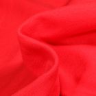 Tissu Jersey coton Bio Uni envers bouclettes Rouge