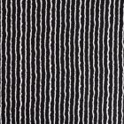 Tissu Crépon Viscose Rayures Blanches sur fond Noir - Par 10 cm