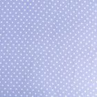 Tissu Crépon Viscose Pois Blancs sur fond Lavande - Par 10 cm