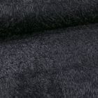 Tissu Fausse fourrure long poils Gloria Bleu marine - Par 10 cm