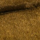 Tissu Fausse fourrure long poils Gloria Vert kaki - Par 10 cm