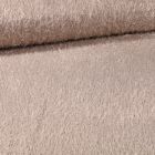 Tissu Fausse fourrure long poils Gloria Beige sable - Par 10 cm