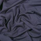 Tissu Jersey Bambou uni Bleu marine - Par 10 cm
