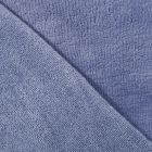 Tissu Micro Éponge Bambou Bleu denim - Par 10 cm
