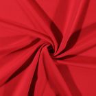 Tissu Gabardine de viscose uni Rouge - Par 10 cm