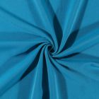 Tissu Gabardine de viscose uni Bleu canard - Par 10 cm