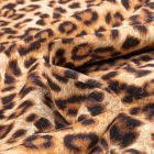 Tissu Bengaline Léopard Cheetah sur fond Beige
