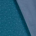 Tissu Softshell Gouttelettes en relief sur fond Bleu pétrole