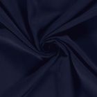 Tissu Popeline de Bambou uni Bleu marine