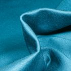Tissu Coton satiné extensible épais Bleu turquoise
