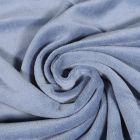 Tissu Jersey Velours tout doux Bleu ciel x10cm