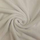 Tissu Jersey Velours tout doux Blanc x10cm