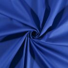 Tissu Coton Satiné extensible Bleu cobalt - Par 10 cm