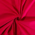 Tissu Coton Satiné extensible Rose - Par 10 cm