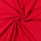 Tissu Jersey Coton uni Rouge - Par 10 cm