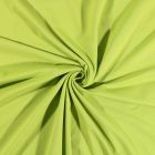 Tissu Jersey Coton uni Vert Pomme - Par 10 cm