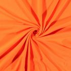 Tissu Jersey Coton uni Orange - Par 10 cm