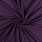 Tissu Jersey Coton uni Violet - Par 10 cm