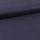 Tissu Toile Coton Canvas uni Bleu Nuit - Par 10 cm