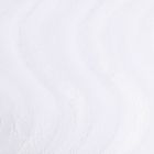 Tissu Velours Peau de bête Vagues Blanc - Par 10 cm